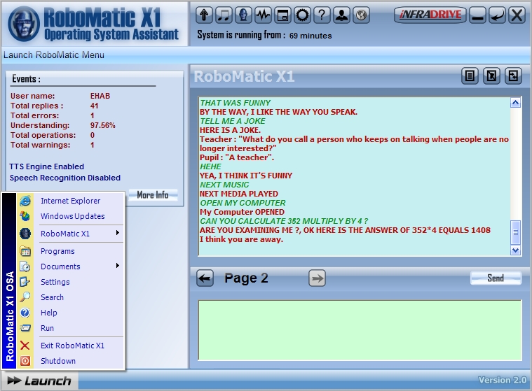 Click to view RoboMatic X1 2.0.0.0 screenshot